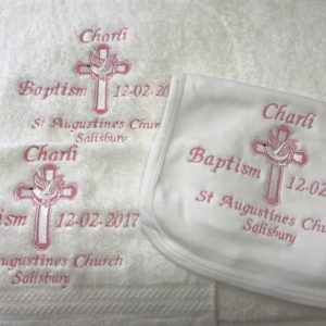 Christening/Baptism Personalised Towel