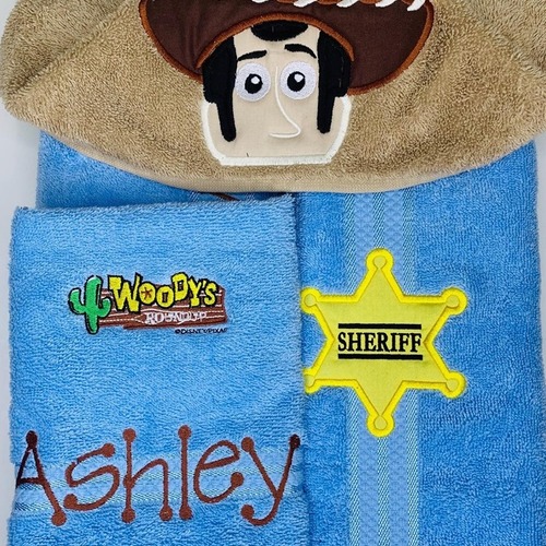 toy story hooded towel