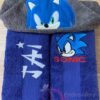 Sonic Personalised Hooded Towel