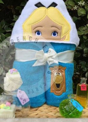 Alice In Wonderland Hooded Towel