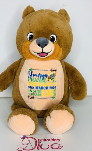Signature Bear Personalised Teddy