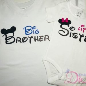 Mouse Sibling Family Tee