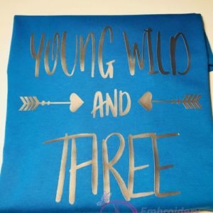 Young Wild Three Tee