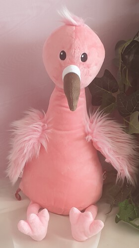 Flamingo Personalised Plush Teddy