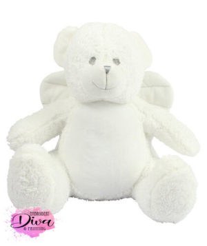 Personalised Teddy Bear Angel Fairy Gift Memory Baby Loss Keepsake 