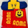 Lego Man Hooded Towel