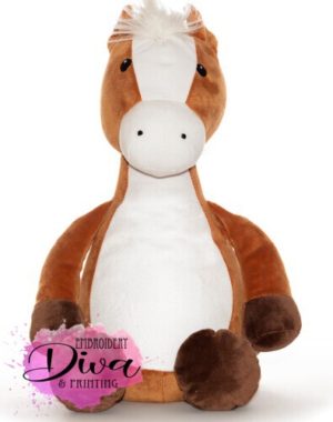 Horse Personalised Embroidered Teddy