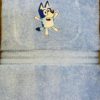 Blue Dog Personalised Bath Towel