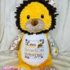 Patchwork Lion Personalised Teddy