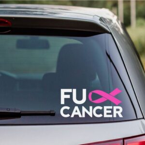 Fu#k Cancer Car Decal