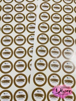 Custom Business Round Labels